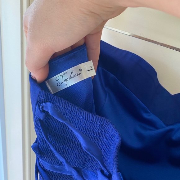 Retro 50s Inspired Halter Cocktail Dress - Picture 7 of 10